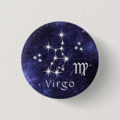 Virgo-Abzeichen, Zodiakoroskop-Abzeichen Button (Vorderseite)