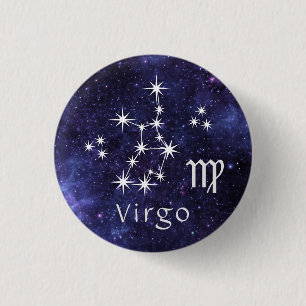 Virgo-Abzeichen, Zodiakoroskop-Abzeichen Button