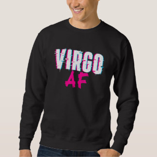 Virgo Af Zodiac Sign Horoskop Astrologie Symbol Sweatshirt