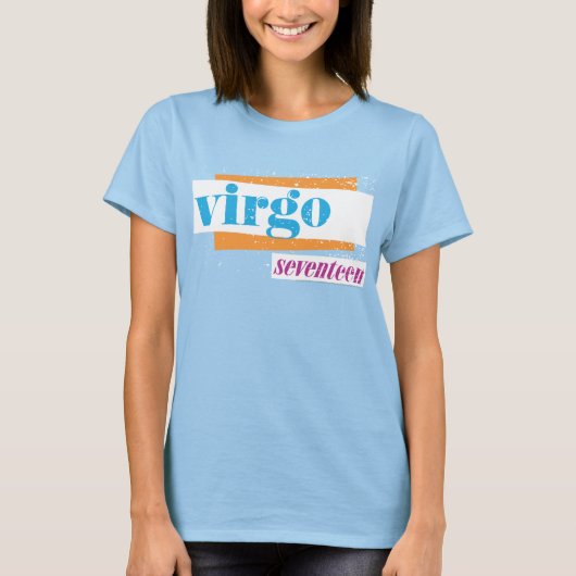 Virgo Aqua T-Shirt (Vorderseite)