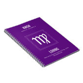 Virgo Astrologie-Zeichen Notizblock (Rechte Seite)