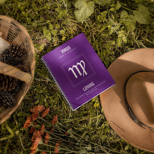 Virgo Astrologie-Zeichen Notizblock