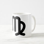 Virgo Astrologisches Symbol Zeichen 3 Kaffeetasse (VorderseiteRechts)