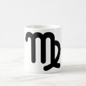 Virgo Astrologisches Symbol Zeichen 3 Kaffeetasse (Mittel)
