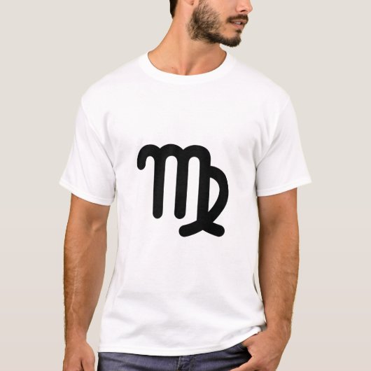 Virgo Astrologisches Symbol Zeichen 3 T-Shirt (Vorderseite)