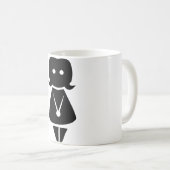 Virgo Astrologisches Symbol Zeichen 7 Kaffeetasse (VorderseiteRechts)