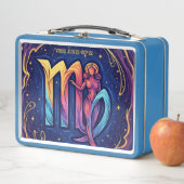 Virgo Astrologisches Zeichen Metall Brotdose (Beispiel)