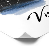 Virgo Astrologisches Zeichen Poster (Ecke)