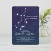 Virgo Astrology Baby Dusche Einladung (Stehend Vorderseite)