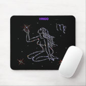 Virgo Astrology Mousepad (Mit Mouse)