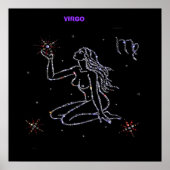 Virgo Astrology Poster (Vorne)