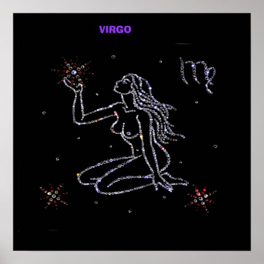 Virgo Astrology Poster (Vorne)