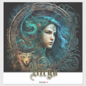 Virgo Aufkleber (Blatt)