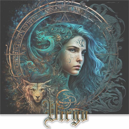 Virgo Aufkleber (Vorderseite)