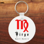 Virgo, August 23 - 22. September Schlüsselanhänger (Vorderseite)