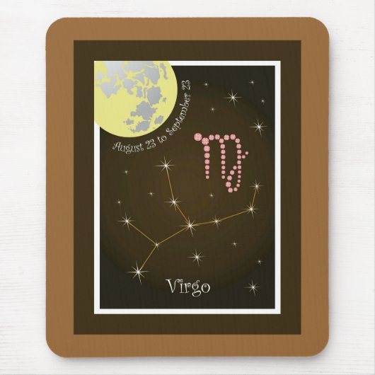 Virgo August 23 bis 23. September Mauspad (Vorne)