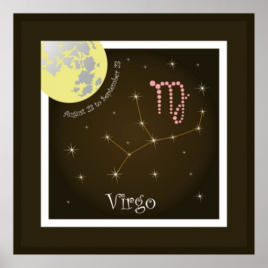 Virgo August 23 bis 23. September Poster (Vorne)