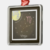 Virgo August 23 bis 23. September Silbernes Ornament (Links)