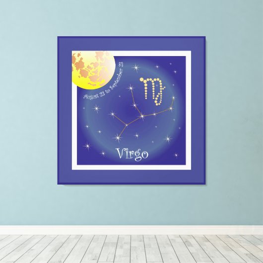 Virgo August 23 to September 23 Leinwand (Insitu (Holzboden))