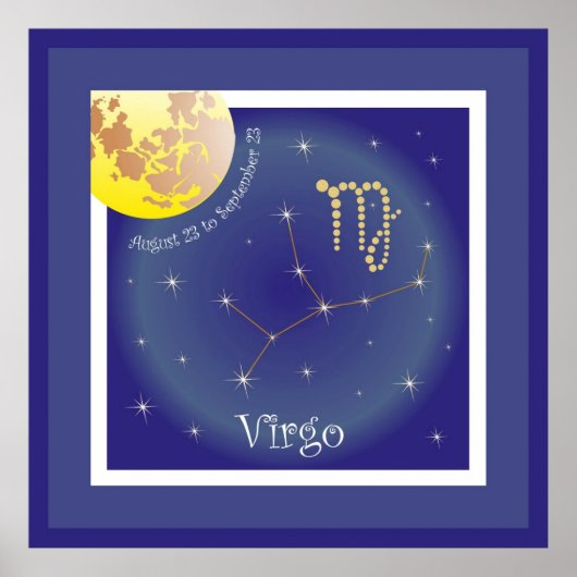 Virgo August 23 to September 23 Poster (Vorne)