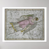 Virgo, aus 'A Celestial Atlas', Pub. 1822 (Protoko Poster (Vorne)