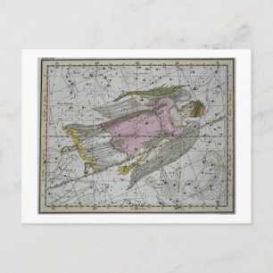 Virgo, aus 'A Celestial Atlas', Pub. 1822 (Protoko Postkarte