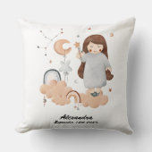 Virgo Baby - Zodiac-Zeichen individualisierbares K Kissen (Vorderseite)