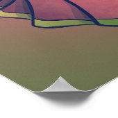 Virgo Belly Dancer Art Bellydance Poster (Ecke)