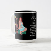 Virgo Birth Sign Zodiac Tasse (Vorderseite Links)