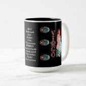 Virgo Birth Sign Zodiac Tasse (VorderseiteRechts)