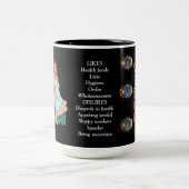 Virgo Birth Sign Zodiac Tasse (Mittel)