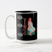 Virgo Birth Sign Zodiac Tasse (Links)
