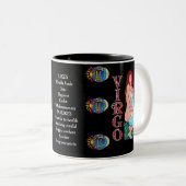 Virgo Birth Sign Zodiac Tasse (VorderseiteRechts)