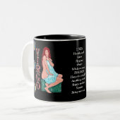 Virgo Birth Sign Zodiac Tasse (Vorderseite Links)