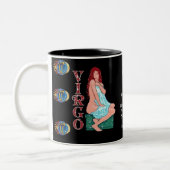 Virgo Birth Sign Zodiac Tasse (Links)