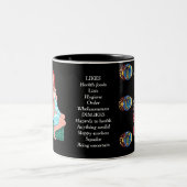 Virgo Birth Sign Zodiac Tasse (Mittel)