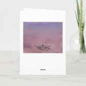 Virgo Birthday Card Karte (Rückseite)