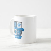 Virgo Birthday Crest™ for September 1-22 Mug Kaffeetasse (Vorderseite Links)