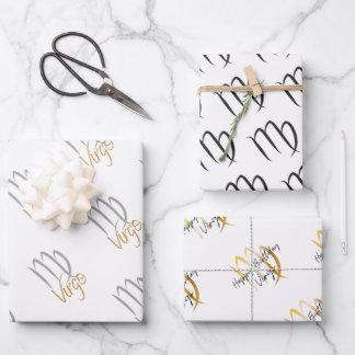 Virgo Birthday Geschenkpapier Set