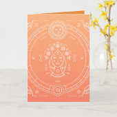 Virgo Birthday Karte (Gelbe Blume)