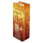 Virgo Birthday Wine Geschenktasche Geschenktüte Für Weinflaschen (Vorderseite Schrägansicht)