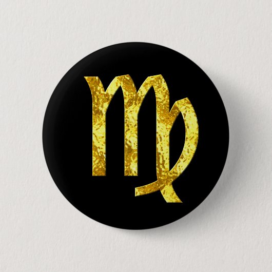 Virgo Black Gold Buttons (Vorderseite)
