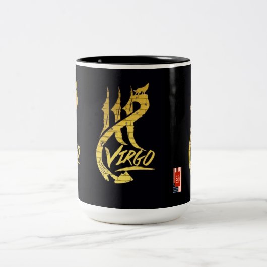 VIRGO BROOKLYN Zwei-Tone-Tasse, 15 oz Zweifarbige Tasse (Mittel)