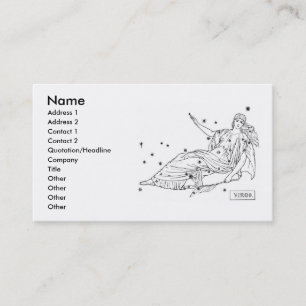 Virgo Business Card Visitenkarte