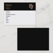 Virgo Business Card Visitenkarte (Vorne/Hinten)