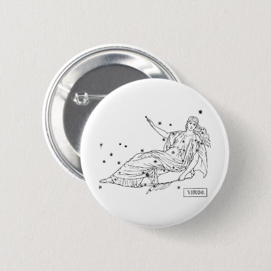 Virgo Button (Vorne & Hinten)