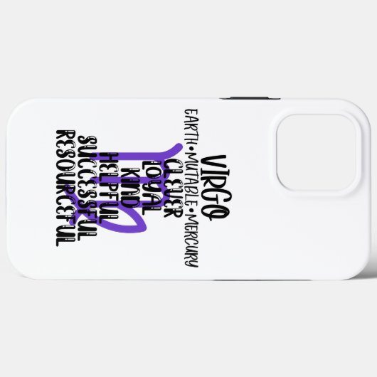 Virgo Case-Mate iPhone Hülle (Rückseite (Horizontal))