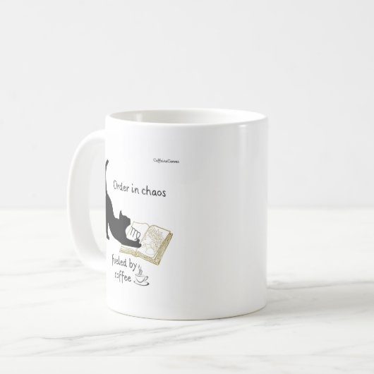 Virgo, Cats & Coffee Magic Kaffeetasse (Vorderseite Links)