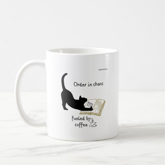 Virgo, Cats & Coffee Magic Kaffeetasse (Links)