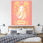 Virgo Celestial Zodiac Pastel Dreams Leinwanddruck (Insitu (Schlafzimmer))